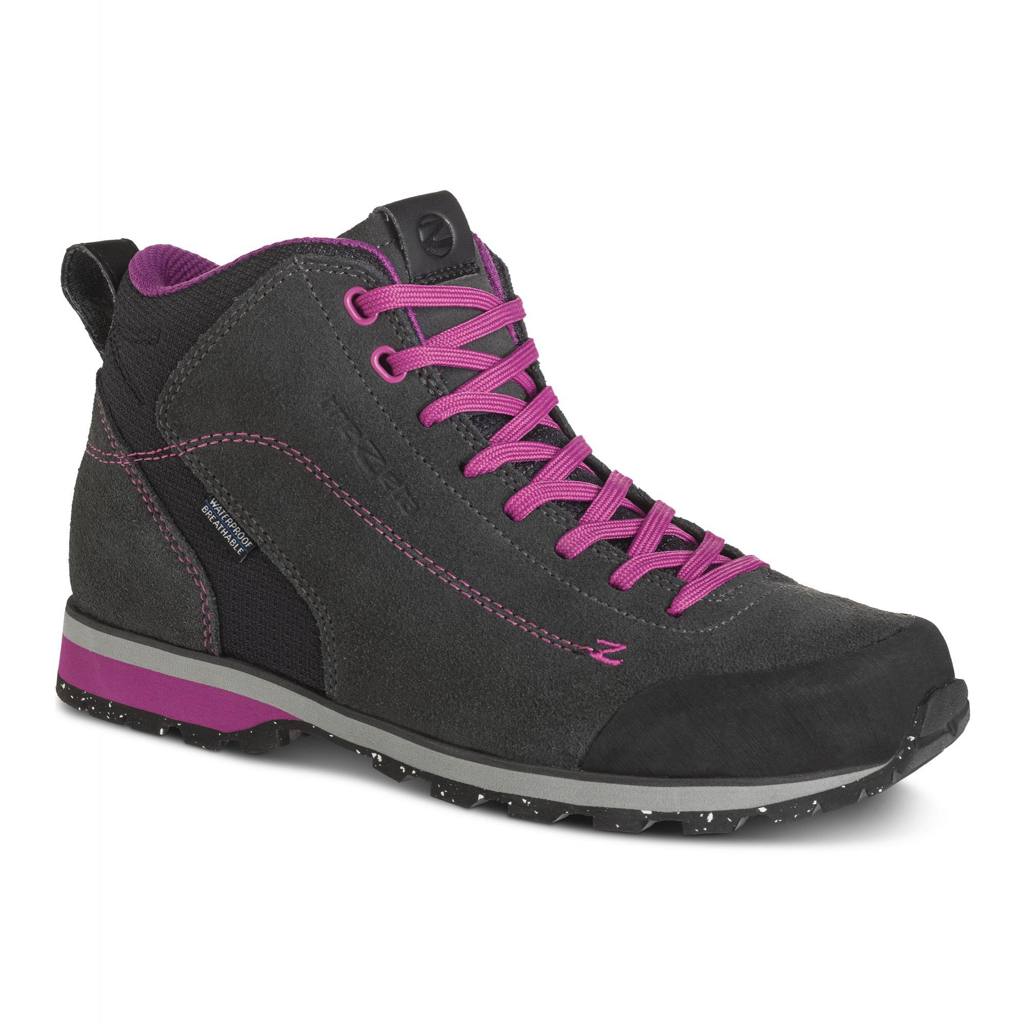 Zeta Mid Ws Wp, grey/fuchsia